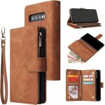 Etui de protection en cuir pour samsung galaxy s10 avec 6 compartiments pour cartes et 1 fermeture eclair ... Etui de protection en cuir pour samsung galaxy s10 avec 6 compartiments pour cartes et 1 fermeture eclair ...