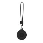 Etui de protection en silicone pour airtag, porte - cl�, r�sistant a l'eau et a la poussi�re, avec sangle, ...