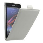 Etui rabat blanc pour sony xpéria - z1 Etui rabat blanc pour sony xpéria - z1
