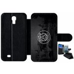 Etui a rabat - club psg paris saint germain vintage - compatible avec samsung i9500 galaxy s4 - simili ...