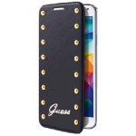 Etui � rabat folio guess clout� noir pour samsung galaxy s4 mini i9190