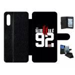 Etui a rabat pour galaxy a70 - unkut haut de seine 92 - simili - cuir - noir