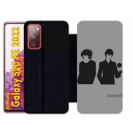 Etui a rabat pour galaxy s20 fe 2022 - death note - simili - cuir - noir