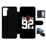 Etui a rabat pour galaxy s21 + 5g - unkut haut de seine 92 - simili - cuir - noir