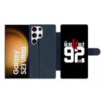 Etui a rabat pour galaxy s23 ultra - unkut haut de seine 92 - simili - cuir - noir
