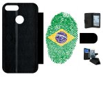 Etui a rabat honor 9 lite - empreinte digitale drapeau bresil brazil - simili - cuir - noir Etui a rabat honor 9 lite - empreinte digitale drapeau bresil brazil - simili - cuir - noir