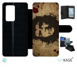 Etui a rabat huawei p40 pro - che guevara liberte - simili - cuir - noir