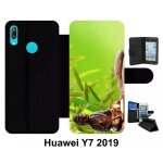 Etui a rabat huawei y7 - zen attitude bouddha bougie - simili - cuir - noir Etui a rabat huawei y7 - zen attitude bouddha bougie - simili - cuir - noir