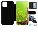 Etui a rabat iphone 12 mini - zen attitude bouddha bougie - simili - cuir - noir Etui a rabat iphone 12 mini - zen attitude bouddha bougie - simili - cuir - noir