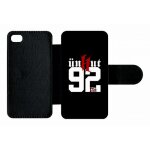 Etui a rabat iphone 4s - unkut haut de seine 92 - simili - cuir - noir