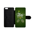 Etui a rabat - jeu set et match de tennis - compatible avec apple iphone 6s plus - plastique - bord noir ...