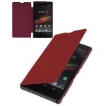 Etui a rabat latéral rouge pour sony xperia z2 Etui a rabat latéral rouge pour sony xperia z2
