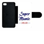 Etui a rabat - super mamie la meilleure fond blanc - compatible avec apple iphone 4s - simili - cuir ... Etui a rabat - super mamie la meilleure fond blanc - compatible avec apple iphone 4s - simili - cuir ...