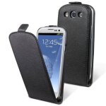 Etui rabat noir moxie trendy pour samsung galaxy s3 Etui rabat noir moxie trendy pour samsung galaxy s3
