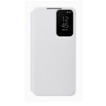 Etui � rabat pour samsung s22 t�l�phone portable - a fen�tre smart view cover orginal - blanc - coque ...
