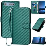 Etui pour rabattu sony xperia xz1 avec sangle dtachable avec fente pour carte et bquille cuir premium ...