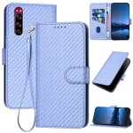 Etui pour rabattu sony xperia xz5 cuir premium avec fente pour carte et bquille surface de fibre de ...