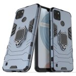 Etui pour realme c21y protection militaire contre les chutes couverture antichoc bicelle anneau rotatif ...