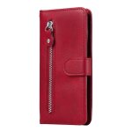 Etui pour samsung galaxy a02s fermeture eclair housse de protection cuir supports de fente pour carte ...