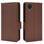 Etui pour samsung galaxy a03 core cuir pu boucle lat�rale magn�tique titulaire de fentes pour cartes ...