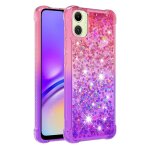 Etui pour samsung galaxy a05 cristal brillant bling drle paillettes liquides pare - chocs, - rose violet ...
