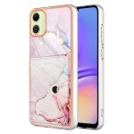 Etui pour samsung galaxy a05 pare - chocs en tpu souple marbre fentes pour cartes portefeuille slim - ...