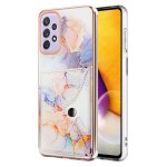 Etui pour samsung galaxy a13 4g fentes pour cartes portefeuille slim marbre pare - chocs en tpu souple ...