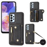 Etui pour samsung galaxy a15 lger grande capacit longue sangle fentes pour cartes mini sac a dos - ...
