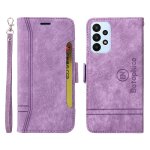 Etui pour samsung galaxy a23 4g / 5g portefeuille a rabot cuir tpu magn�tique fentes pour cartes - violet ...