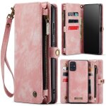 Etui pour samsung galaxy a51 4g titulaire de la carte d�tachable portefeuille couverture trifold avec ...