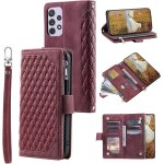 Etui pour samsung galaxy a51, coque en cuir pu portefeuille retro antichoc flip pour femme case housse ...