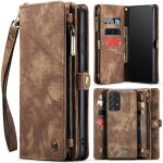 Etui pour samsung galaxy a52 4g / 5g titulaire de la carte dtachable forte magntique portefeuille couverture ...