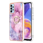 Etui pour samsung galaxy a52 5g / 4g anneau rotatif a 360  pare - chocs marbre tpu rsistant aux chocs ...