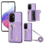 Etui pour samsung galaxy a53 5g fentes pour cartes lger grande capacit mini sac a dos longue sangle ...