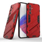 Etui pour samsung galaxy a54 5g kickstand militaire robuste couverture protectrice - rouge