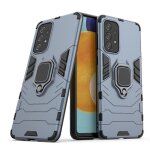 Etui pour samsung galaxy a73 5g anneau rotatif a 360  protection militaire contre les chutes bicelle ...