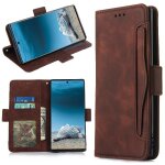 Etui pour samsung galaxy note 10 plus 5g titulaire de la carte rglable dtachable fermeture magntique ...