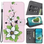 Etui pour samsung galaxy note 20 fentes pour cartes fleur papillon peinte fermeture magntique portefeuille ...