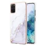 Etui pour samsung galaxy s20 plus 5g pare - chocs doux protection slim tpu motif de marbre - blanc Etui pour samsung galaxy s20 plus 5g pare - chocs doux protection slim tpu motif de marbre - blanc
