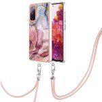 Etui pour samsung galaxy s20 fe 5g / 4g couverture lanire a bandage dtachable marbre pare - chocs en ...