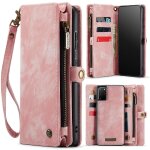 Etui pour samsung galaxy s20 forte magn�tique tpu pc fermeture eclair en cuir fait main titulaire de ...