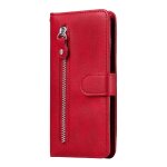 Etui pour samsung galaxy s21 5g cuir housse de protection fermeture eclair supports de fente pour carte ...