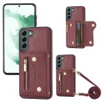 Etui pour samsung galaxy s22 fentes pour cartes longue sangle lger grande capacit mini sac a dos - ...