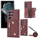 Etui pour samsung galaxy s23 ultra mini sac a dos grande capacit fentes pour cartes lger longue sangle ...