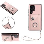 Etui pour samsung galaxy s24 ultra 5g supports de fente pour carte sangle a main cuir housse de protection ...
