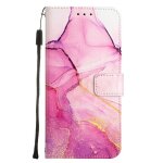 Etui pour samsung galaxy s7 edge bicelle cuir pu portefeuille motif de marbre - rose rouge