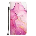 Etui pour samsung galaxy s9 bicelle cuir pu motif de marbre portefeuille - rose rouge