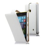 Etui slim blanc a rabat nokia lumia 520