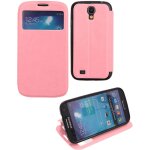 Etui slim folio view articulé rose stand pour samsung galaxy s4 i9500 Etui slim folio view articulé rose stand pour samsung galaxy s4 i9500