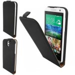 Etui slim luxy cuir noir pour htc desire 610